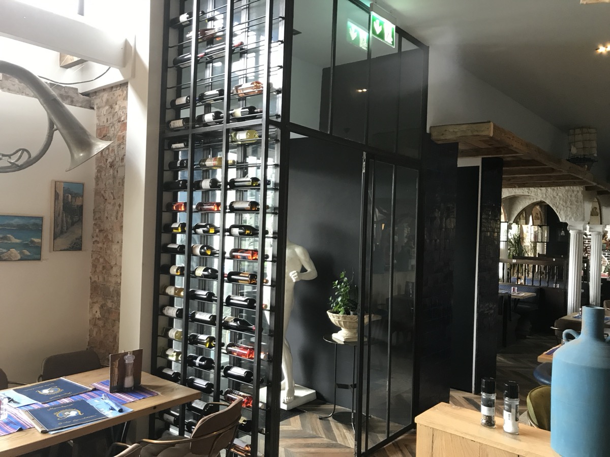 Stalen deur interieur